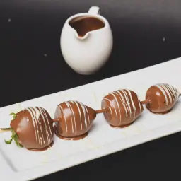 فراولة مع شوكولا
